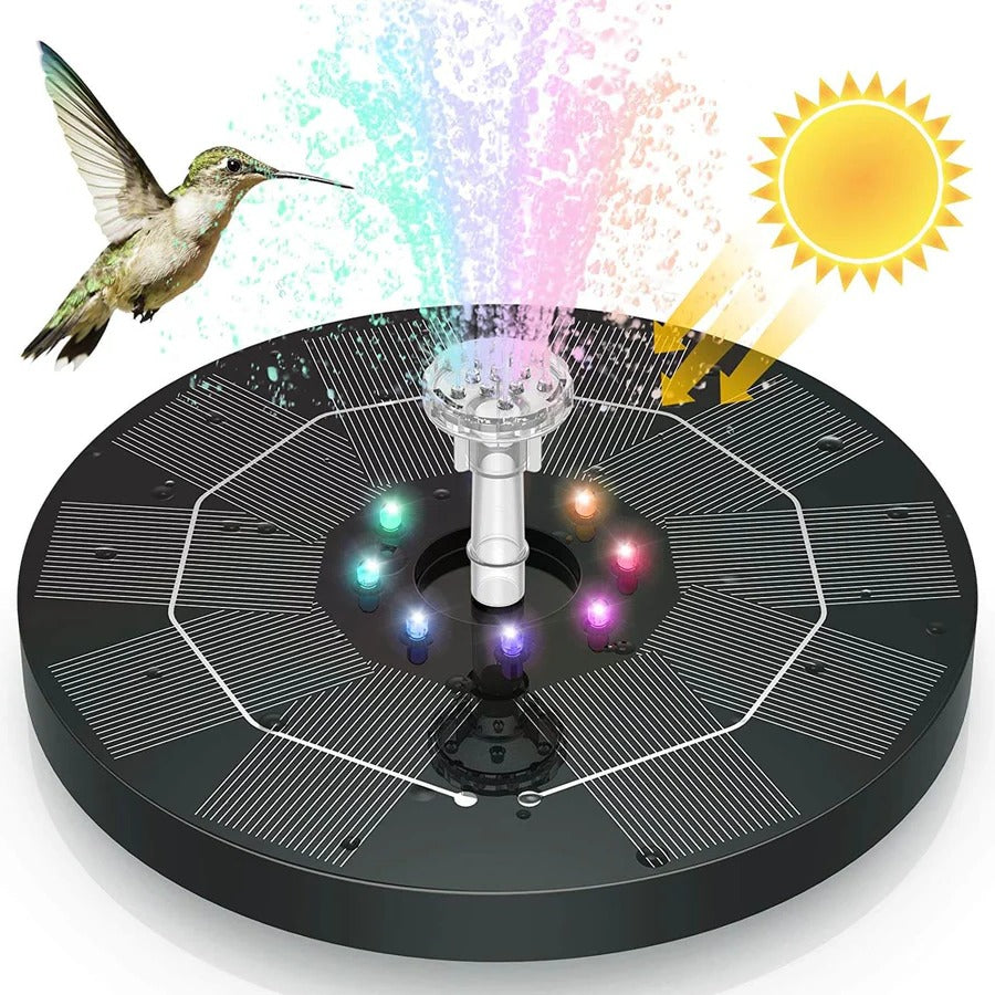 LED Solar Energy Fountain