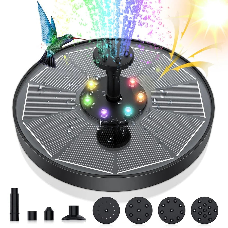 LED Solar Energy Fountain