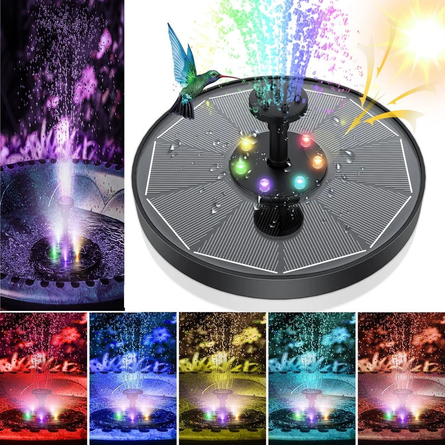 LED Solar Energy Fountain