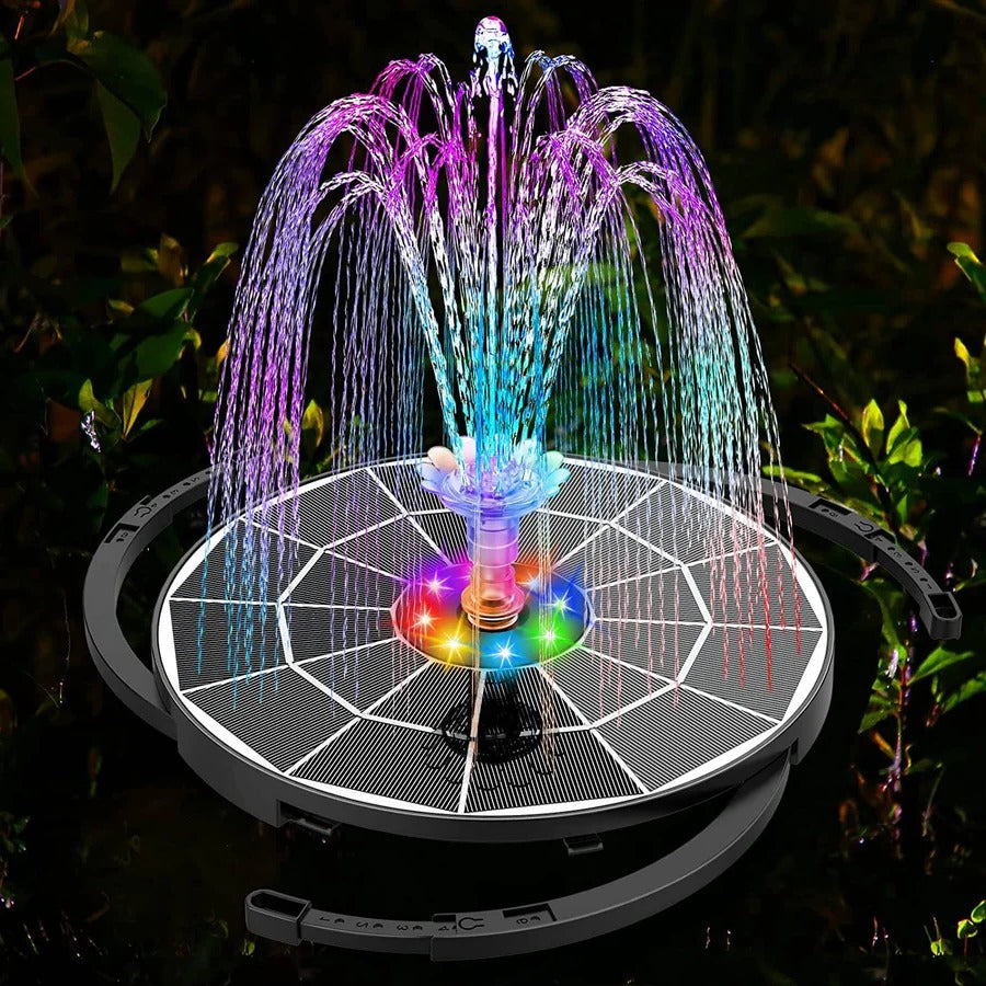 LED Solar Energy Fountain